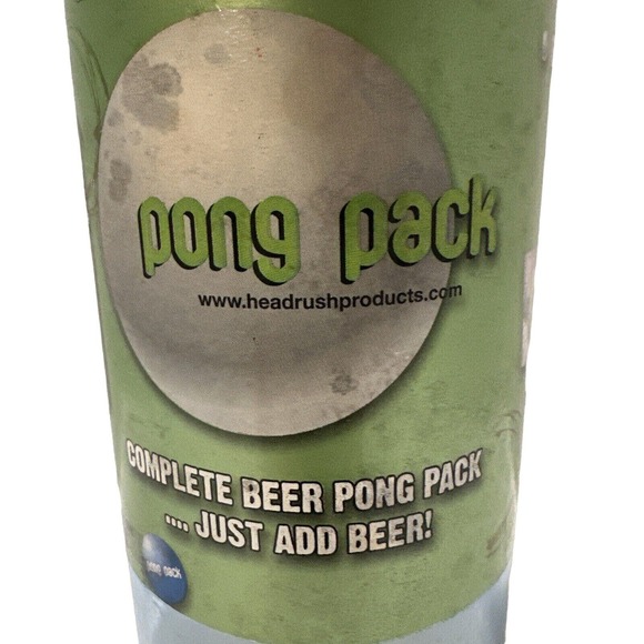 HeadRush Pong Pack Complete Beer Pong Set 22 Cups 6‎ Balls Party Game - Picture 1 of 6